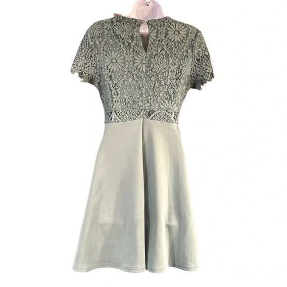 Francesca’s Teal A-Line Mini Dress - NWT - Size Small - Picture 2 of 9